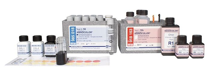 Clo2 Test Kit Kit para análisis de Dióxido de cloro (ClO2) - GreenView Corporation